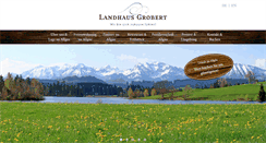Desktop Screenshot of landhaus-grobert.de